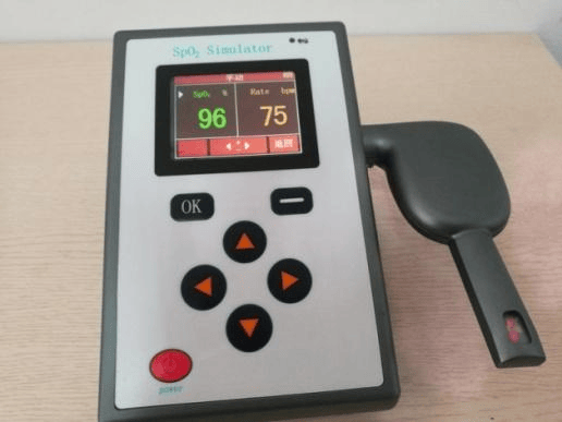 Oxygen Saturation & Pulse Rate Simulator, Medical SpO2 Tester