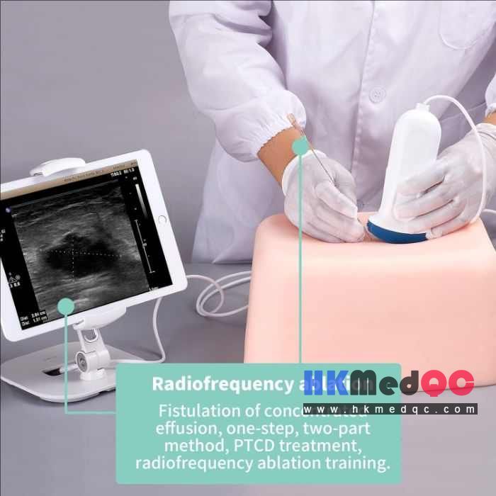 Abdominal Interventional Ultrasound Practice Model, Natural Skin Tone 24×17×30cm