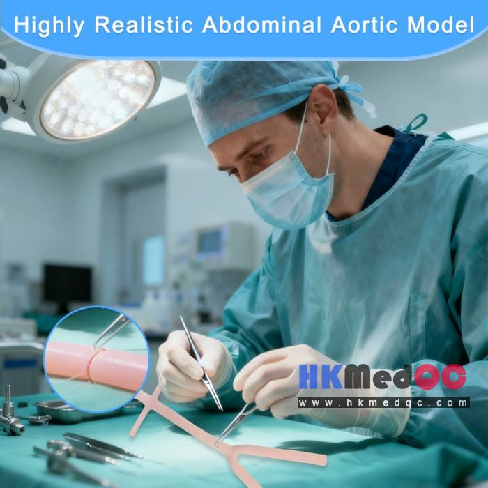 Abdominal Aorta Vascular Anastomosis Model for Medical Students & Surgeons