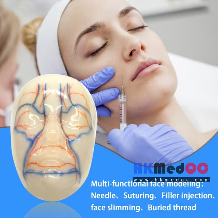 Facial Injection Filler Training Model,Facial Skin Beauty Simulation Mode