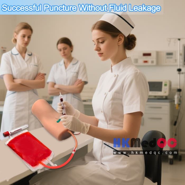 Brown Silicone IV Injection Practice Kit for Medical Students