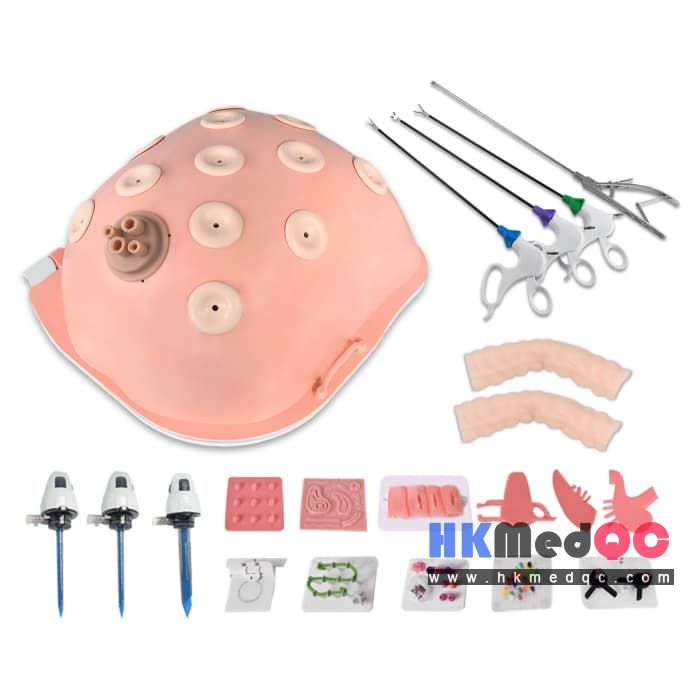 Upgrade Hemispherical Laparoscope Kit,Laparoscopic Surgery Simulator