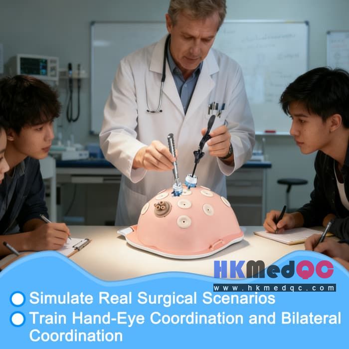 Upgrade Hemispherical Laparoscope Kit,Laparoscopic Surgery Simulator