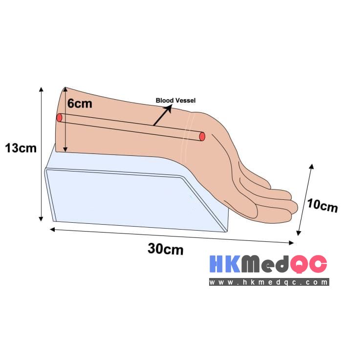 Radial Artery Puncture Practice Phantom,Vascular Access Training Kit