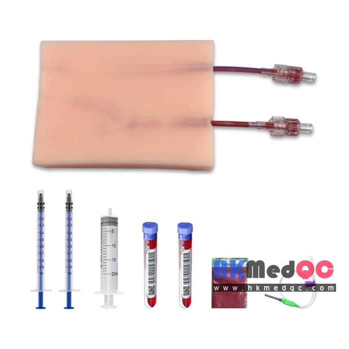 Desktop Venipuncture Practice Pad, Blood Collection Kit