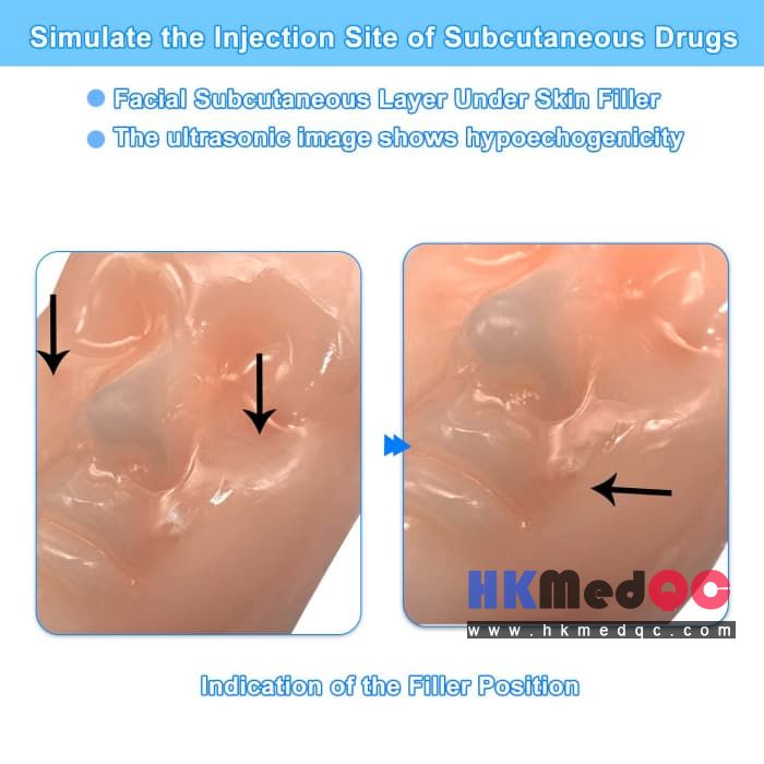 Medical Facial Training Model, Filler Injection Practice Model