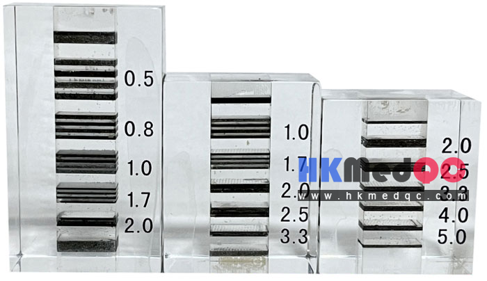 WEK35391-2017 Spatial Resolution Test Card,Industrial CT Model