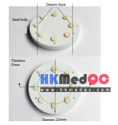 WEK29069 Density Resolution Module,Industrial CT Phantom