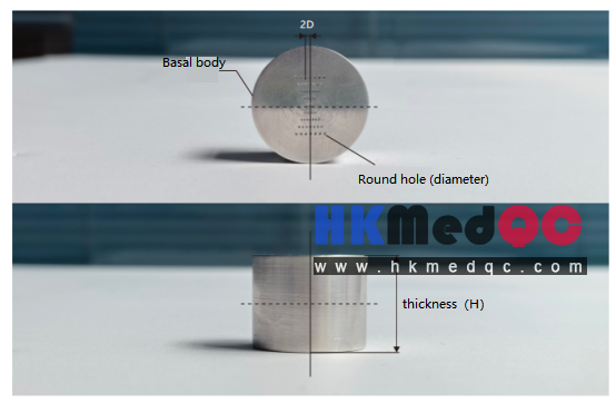 Round Hole Card,WEK2043-2023 CT Resolution Phantom