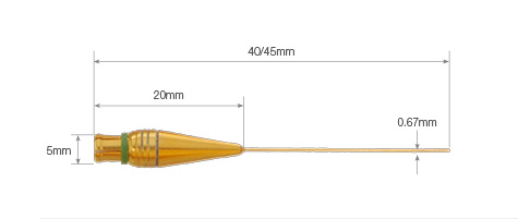 Needle Hydrophone NH0200,0.2mm PVDF Probe for Medical Ultrasound Calibration