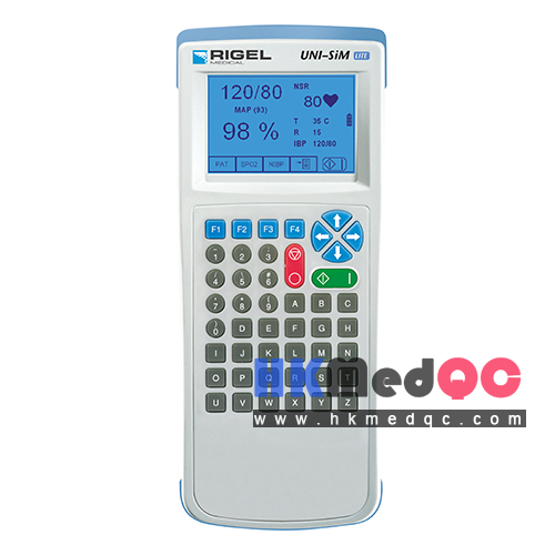 Uni-Sim Lite Portable Life Sign Simulator,6-in-1 Patient Monitor Tester 